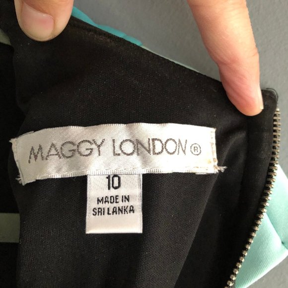 Maggy London Color Block Dress - Picture 4 of 4